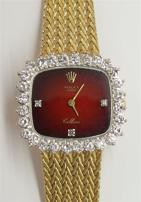 ladies vintage rolex cellini square face diamond|vintage rolex cellini biseau.